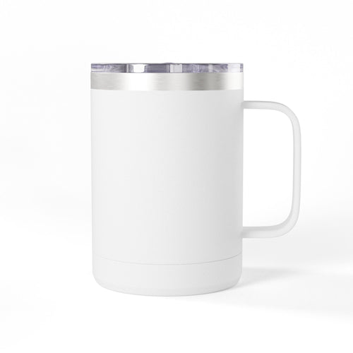 15oz Travel Mug Tumbler – Coastal MycoGoods Logo Stainless Coffee Mug